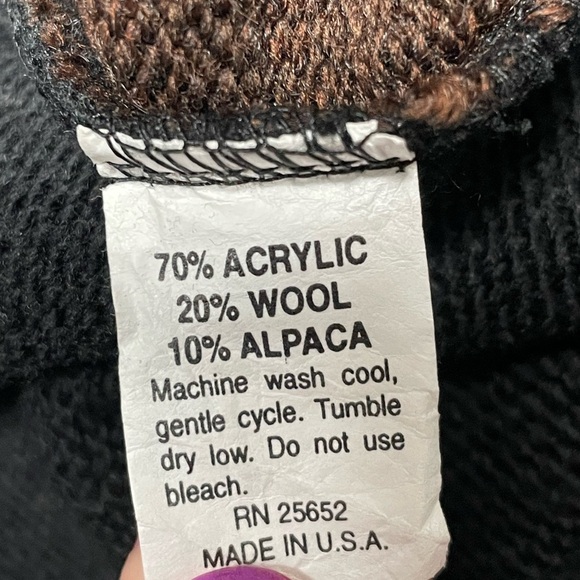 Vintage 90s Protege Sweater Men XXL 2XL Wool Alpaca Blend Cosby Grandpacore USA - Picture 10 of 10